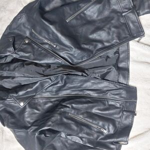 Men's Black Leather Jacket